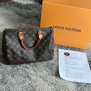 100% Authentic Louis Vuitton Vintage 1986 Speedy 30